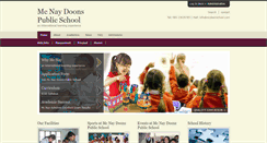 Desktop Screenshot of mcdoonschool.com